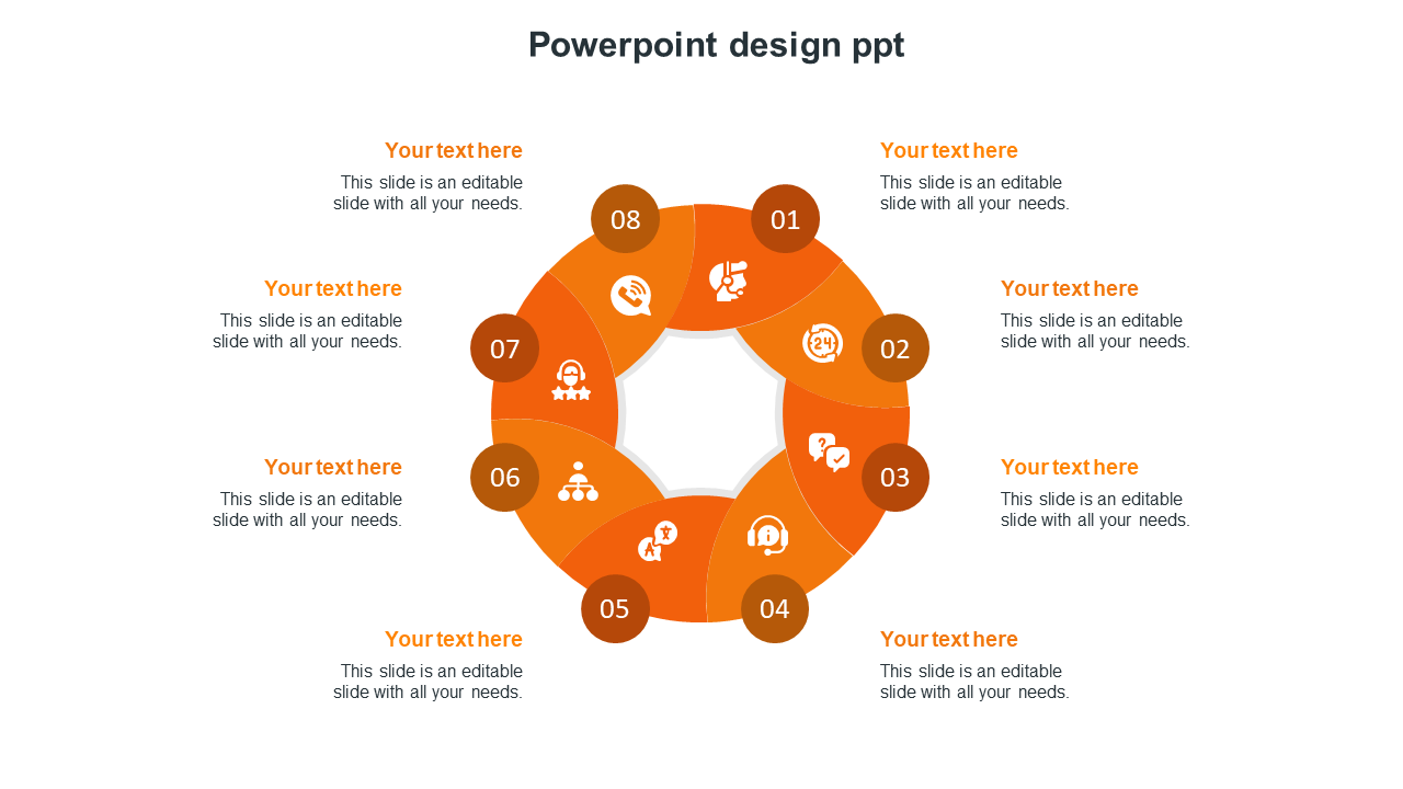 powerpoint design ppt-orange